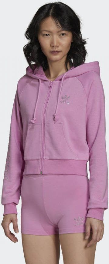 Adidas Cropped Originals Track Top Step Into You Dames Track Tops