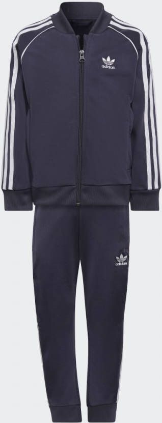 Adidas Superstar Track Suit voorschools Tracksuits Blue Poly Tricot