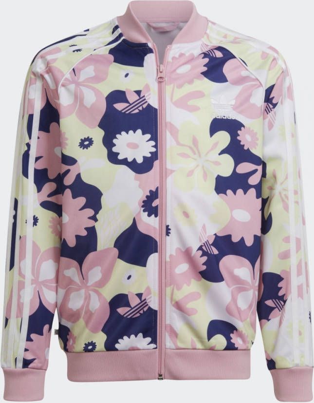 Adidas Allover Flower Print Sst Basisschool Track Tops