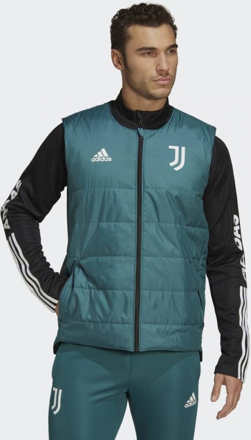 adidas Juventus Dubbelzijdig Vest Padded Groen/Zwart