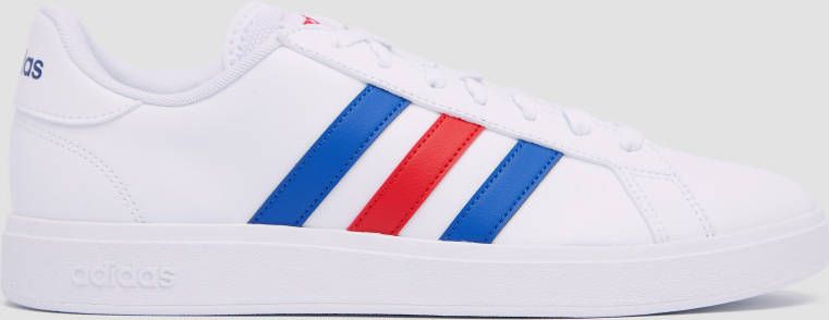 adidas grand court td sneakers wit/blauw heren