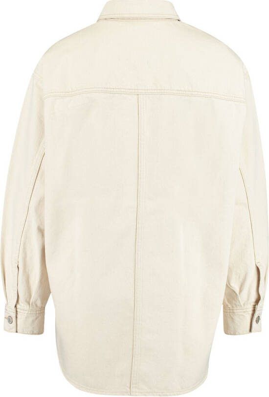 America Today Banu oversized overshirt van denim