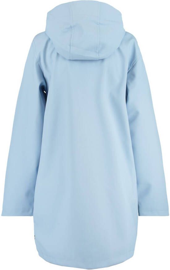 America Today Dames Regenjas Dames Lang Blauw