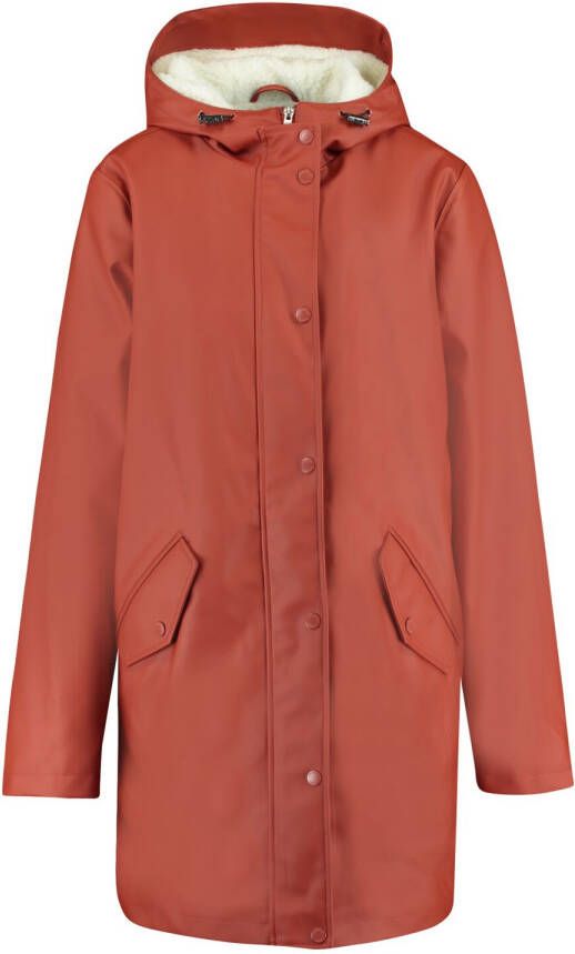 America Today Janice regenjas met teddy voering en klepzakken