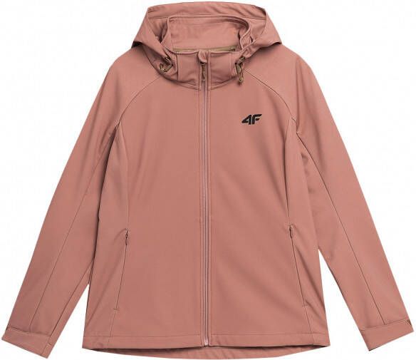 4F Women's Softshell Jacket F046 Softshelljack, roze