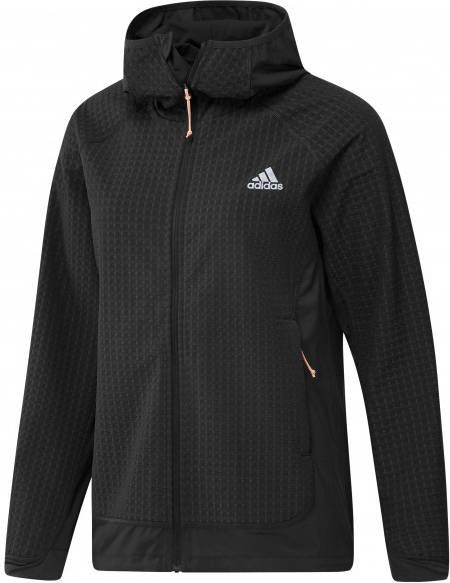 Adidas Women's Xcity Softshell Hardloopjack, zwart