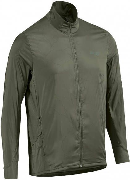 CEP Reflective Windbreaker Hardloopjack, olijfgroen