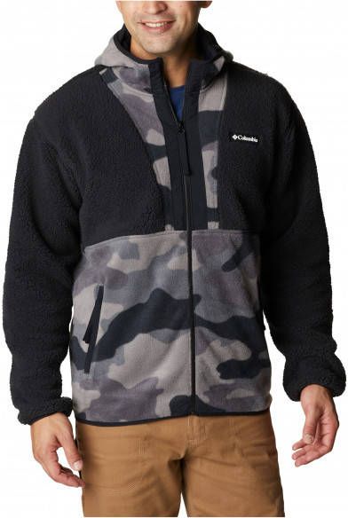 Columbia Backbowl Sherpa Full Zip Hoodie Fleecevest, zwart
