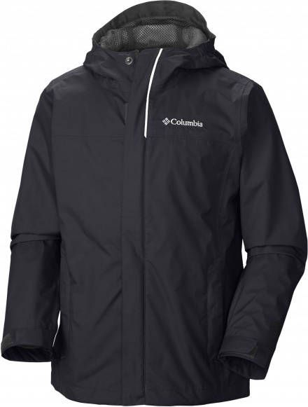 Columbia Kid's Watertight Jacket Regenjas, zwart/grijs