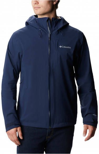 Columbia Omni Tech Ampli Dry Shell Regenjas, blauw