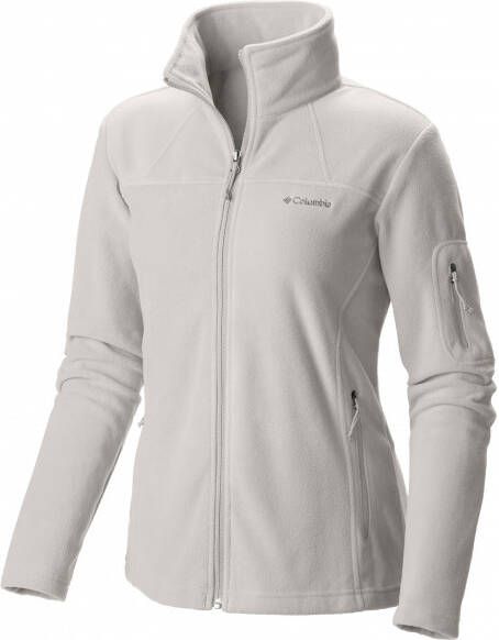 Columbia Women's Fast Trek II Full Zip 250g Fleece Top White L Sea Salt