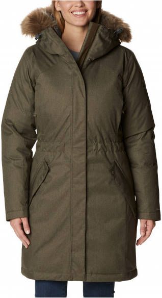 Columbia Women's Juniper Ridge Down Parka Lange jas, bruin