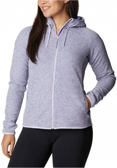 Columbia Women's Pacific Point Full Zip Hoodie Fleecevest, purper
