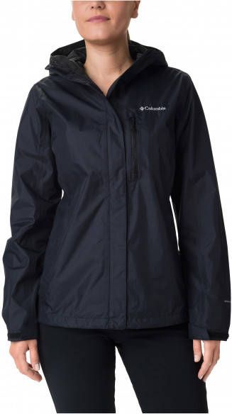 Columbia Women's Pouring Adventure II Jacket Regenjas, zwart/blauw
