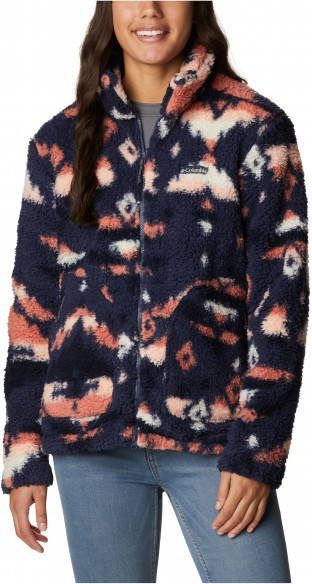 Columbia Women's Winter Pass Sherpa Fullzip Fleecetrui, blauw