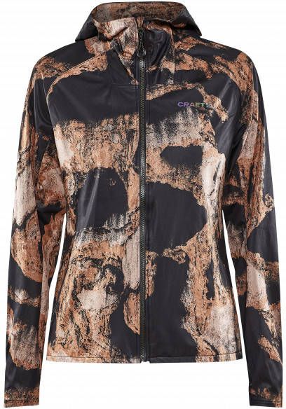 Craft Women's Pro Hydro Jacket 2 Regenjas, bruin