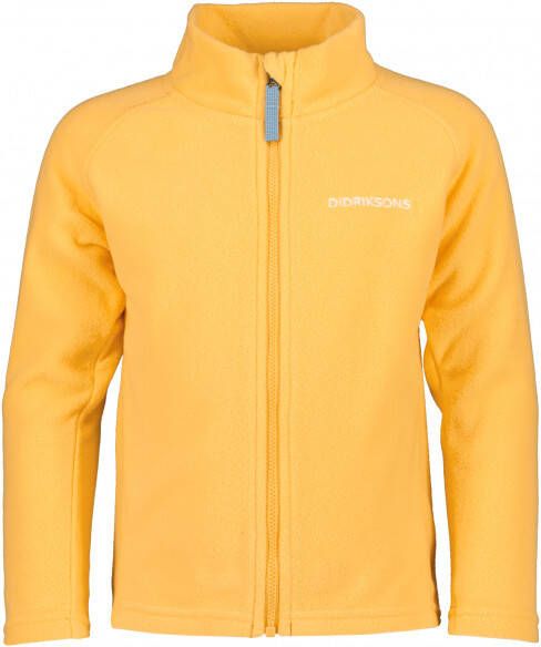 Didriksons Kid's Monte Full Zip 9 Fleecevest oranje/geel