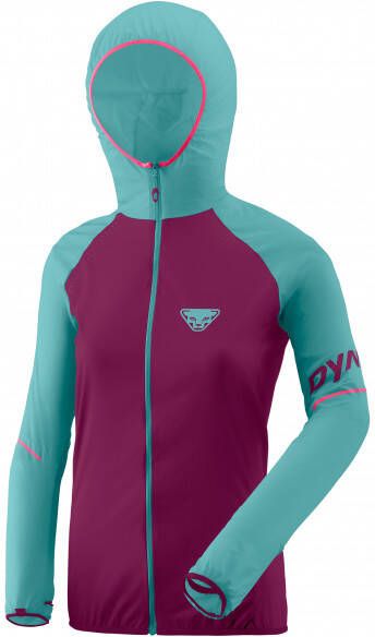 Dynafit Women's Alpine Wind 2 Jacket Hardloopjack IT 40, purper/turkoois