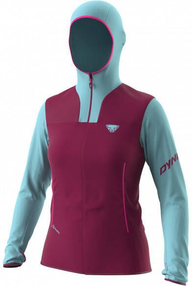 Dynafit Women's Traverse Polartec Hooded Jacket Fleecevest, purper