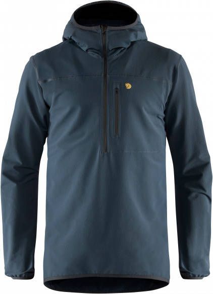 Fjällräven Bergtagen Stretch Half Zip Softshelljack, blauw