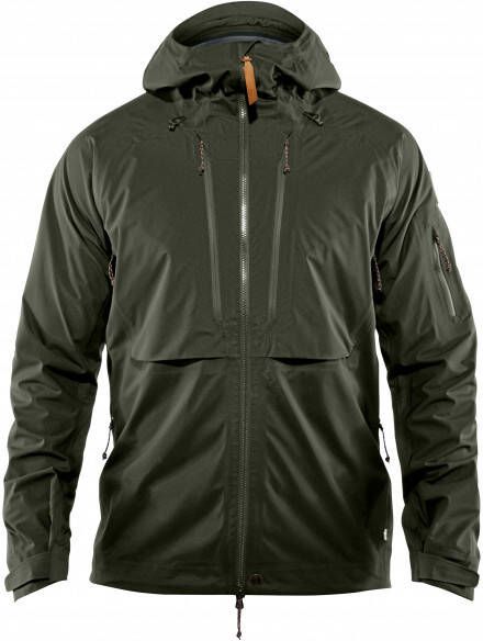Fjällräven Keb Eco Shell Jacket Regenjas, olijfgroen