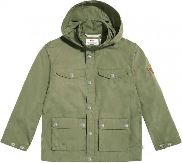 Fjällräven Kids Greenland Jacket Hardshelljas olijfgroen