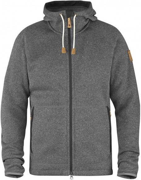 Fjällräven Övik Fleece Hoodie Fleecevest, grijs