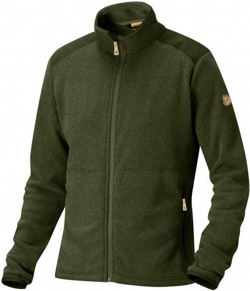 Fjällräven Sten Fleece Fleecevest, bruin/olijfgroen