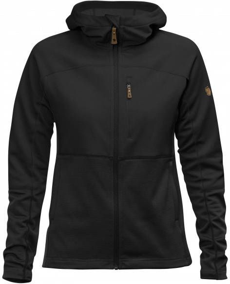Fjällräven Women's Abisko Trail Fleece Fleecevest, zwart