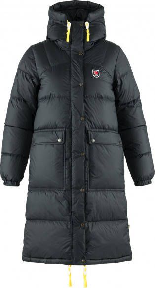 Fjällräven Women's Expedition Long Down Parka Lange jas, zwart