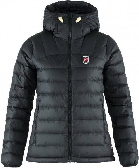 Fjällräven Women's Expedition Pack Down Hoodie Donsjack, zwart