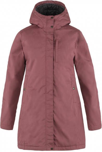Fjällräven Women's Kiruna Padded Parka Lange jas, bruin
