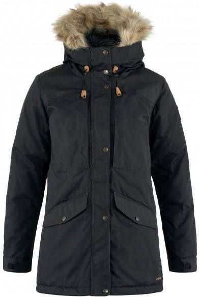Fjällräven Women's Singi Down Jacket Parka, zwart