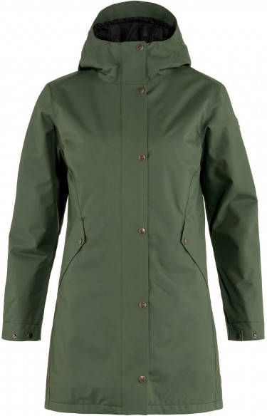 Fjällräven Women's Visby 3 in 1 Jacket Parka, olijfgroen
