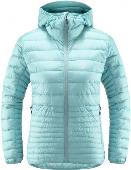 Haglöfs Women's Micro Nordic Down Hood Donsjack, turkoois/blauw