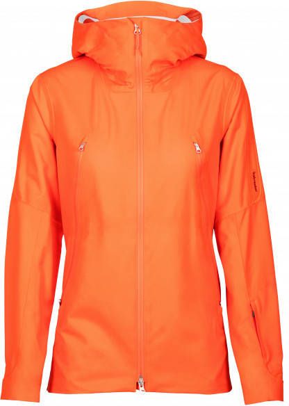 Icebreaker Women's Shell+ Hooded Jacket Softshelljack, oranje
