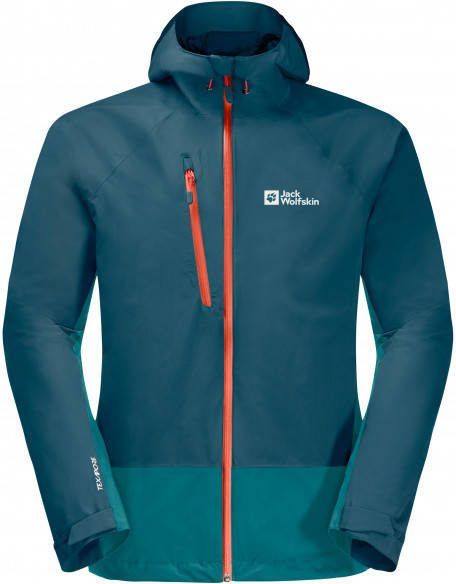 Jack Wolfskin Eagle Peak 2L Jacket Regenjas, blauw