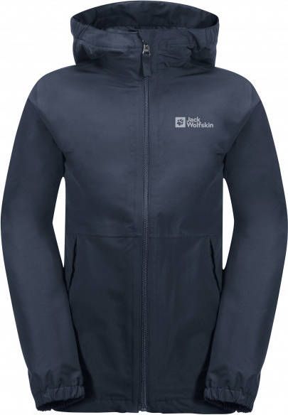 Jack Wolfskin Kid's Stormy Point Jacket Regenjas blauw