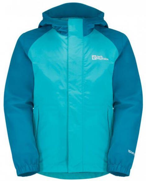 Jack Wolfskin Kid's Tucan Jacket Regenjas turkoois