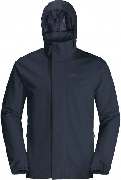 Jack Wolfskin Stormy Point 2L Jacket Regenjas, blauw
