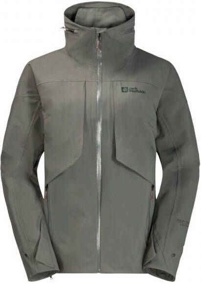 Jack Wolfskin Women's Diskovera 3L Jacket Regenjas, grijs