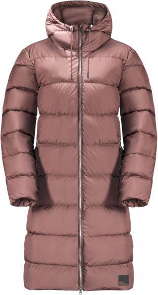 Jack Wolfskin Women's Frozen Palace Coat Lange jas, bruin