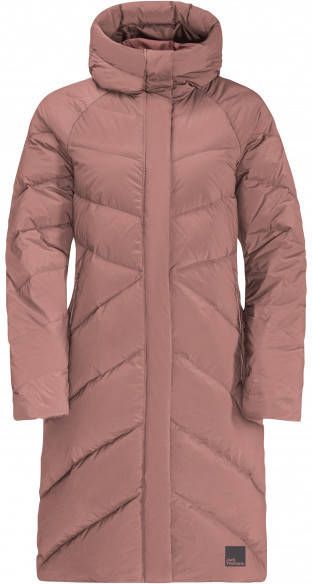 Jack Wolfskin Women's Marienplatz Coat Lange jas, bruin