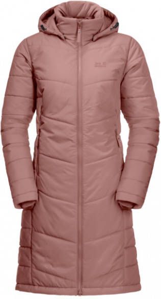 Jack Wolfskin Women's North York Coat Lange jas, bruin