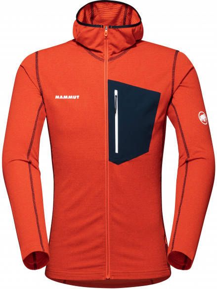 mammut Aenergy Light Midlayer Hooded Jacket Fleecevest, rood