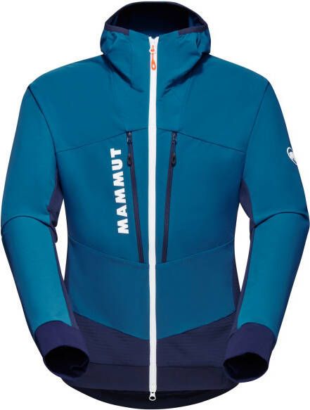 mammut Aenergy SO Hybrid Hooded Jacket Softshelljack, blauw