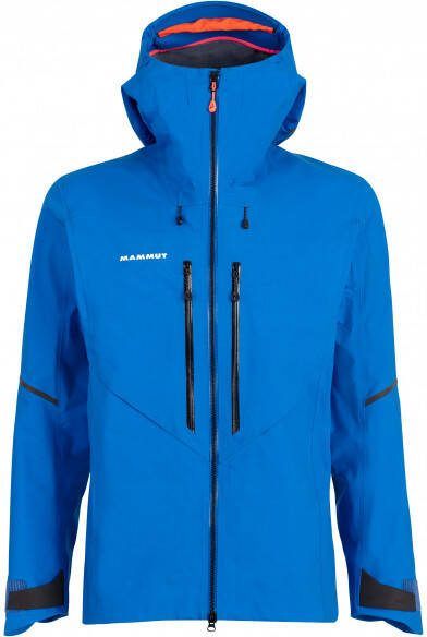 mammut Nordwand Advanced Hardshell Hooded Jacket Regenjas, blauw