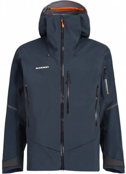 mammut Nordwand Pro Hardshell Hooded Jacket Regenjas, blauw
