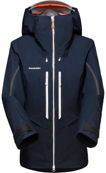 mammut Women's Nordwand Advanced HS Hooded Jacket Regenjas, blauw