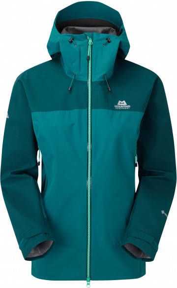 Mountain Equipment Women's Saltoro Jacket Regenjas blauw/turkoois